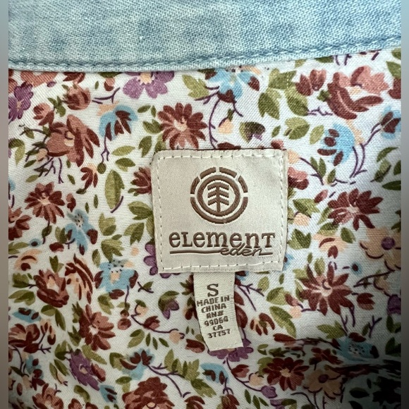 Element Eden lightweight Jean jacket size small - Picture 2 of 6